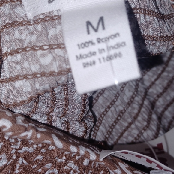 JAPNA Jumpsuit NWT in brown and white. - Picture 7 of 7